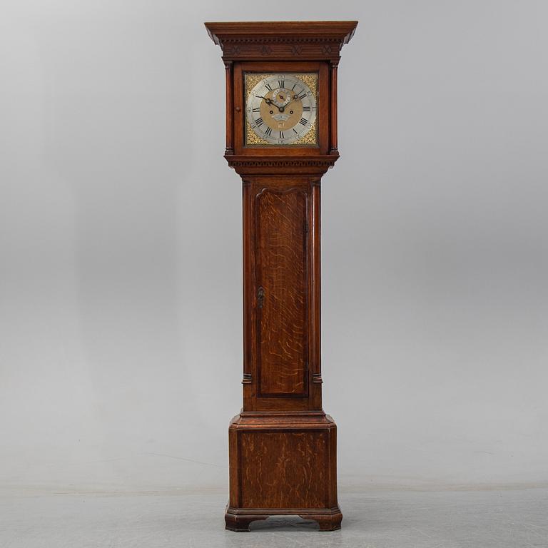 An English longcase clock, signed Tho Shindler, Canterbury. Ca 1800.