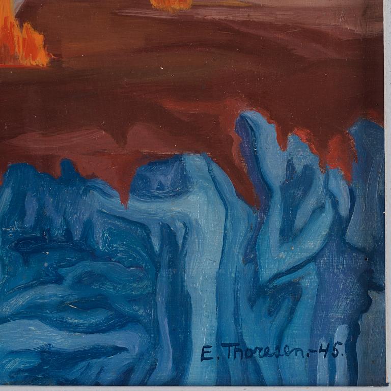 Elsa Thoresen, "Brinnande jord".
