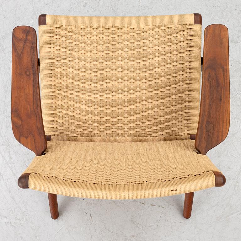 Hans J. Wegner, Armchair, "CH25", Carl Hansen & Søn, Denmark, circa 2020.