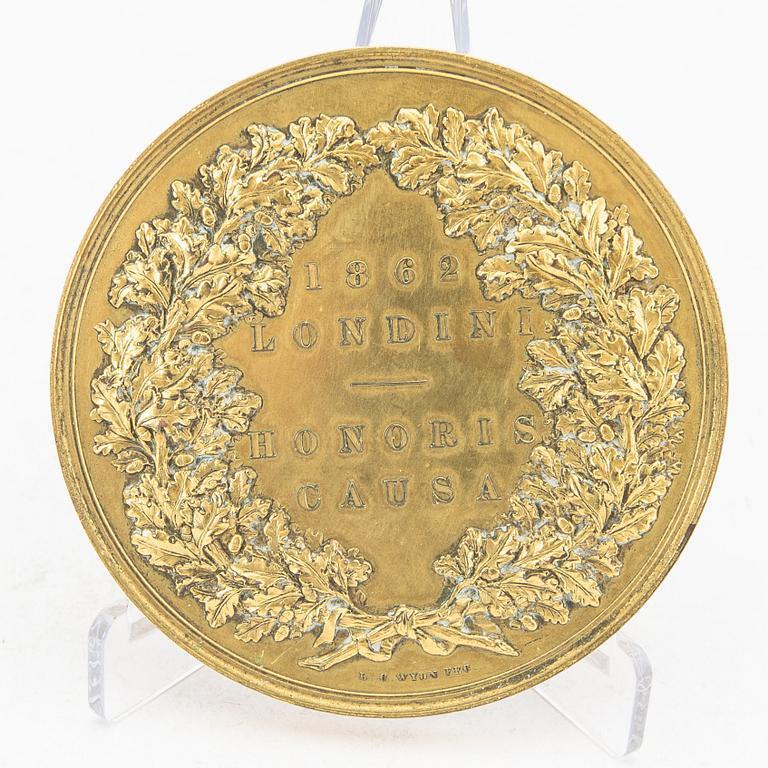 Medal, '1862 Londini Honoris Causa'
International Exhibition, London 1862.