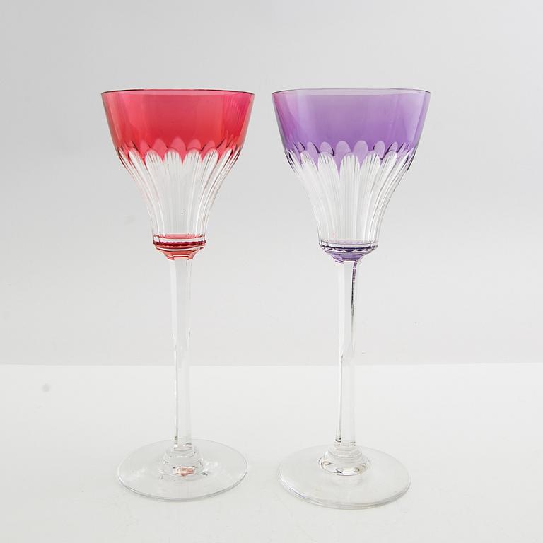 Wine glasses 12 pcs Kosta Boda first half of the 20th century.