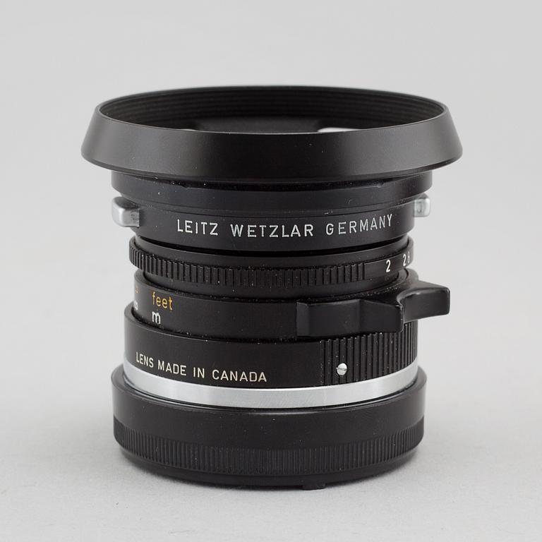 A Summicron lens, 1:2/35, nr 2539335, Ernst Leitz, Canada, second half of the 20th century.