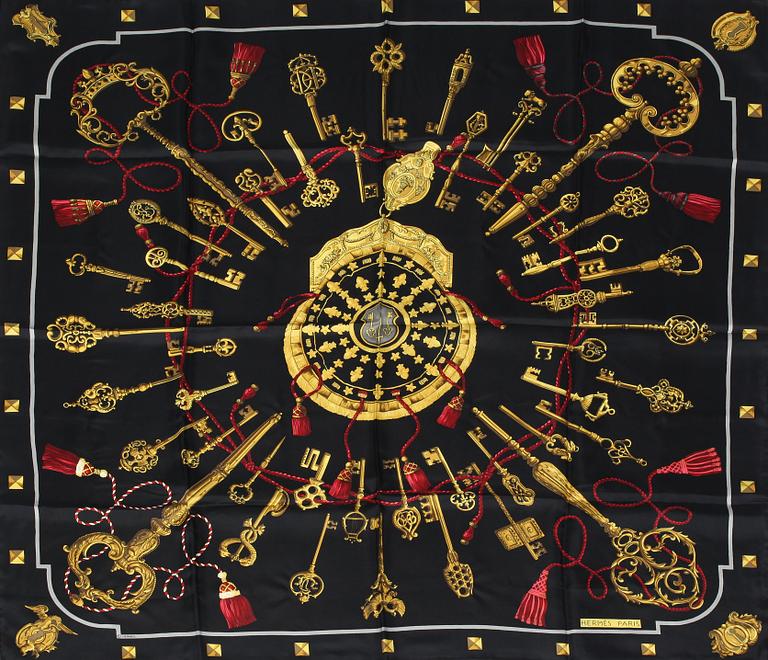 SCARF, "Les Clefs", Caty Latham , Hermés.