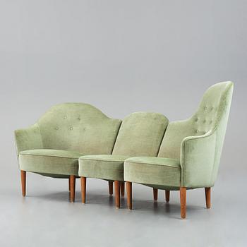 Carl Malmsten, a "Samspel" sofa, AB Record, Bollnäs Sweden 1950's.