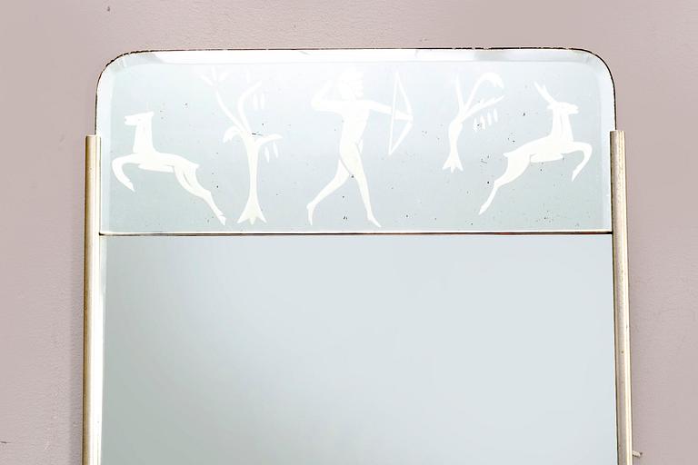 A Swedish Modern 1930/40s mirror.