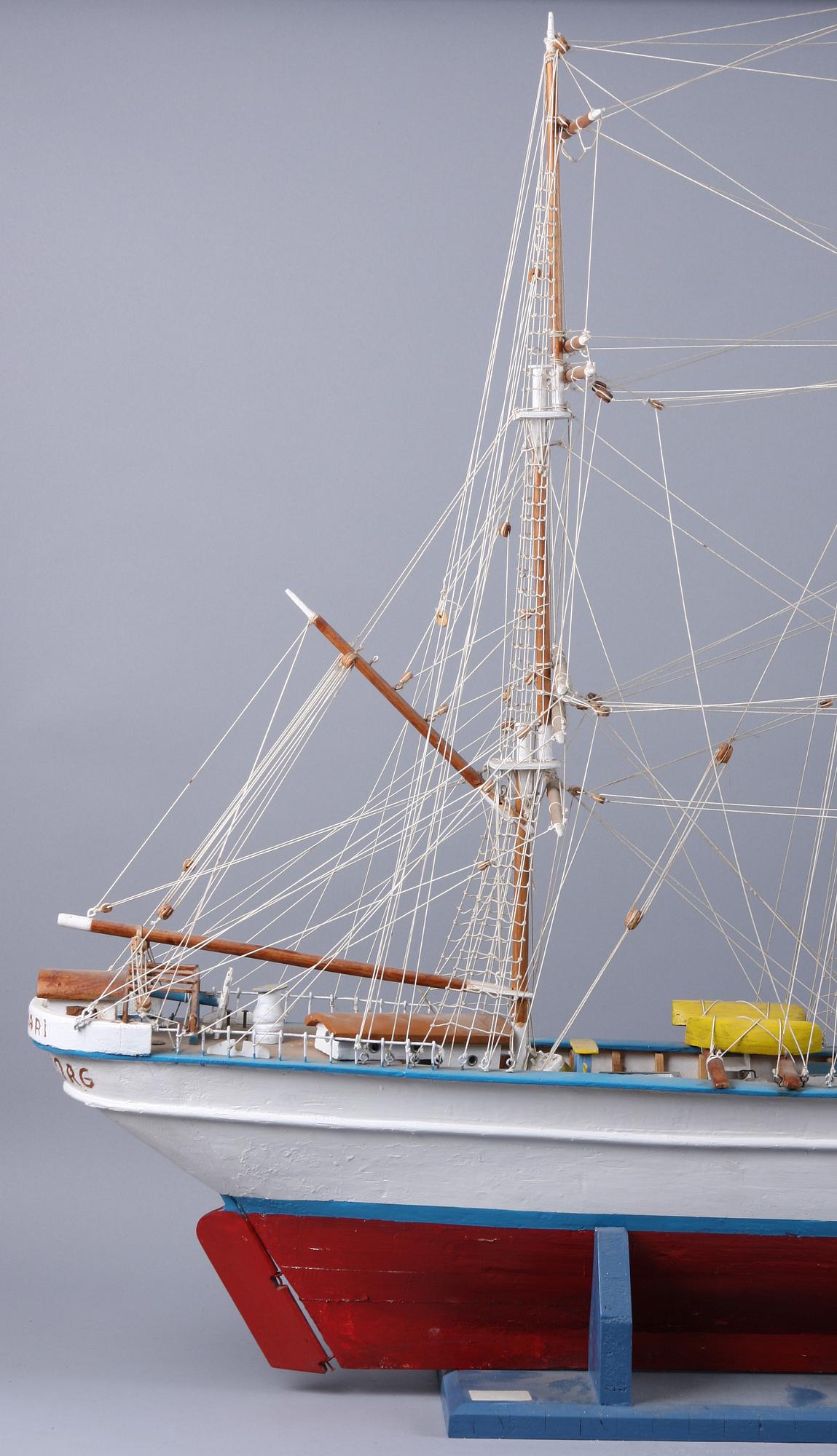 BÅTMODELL, 1900-talets andra hälft.