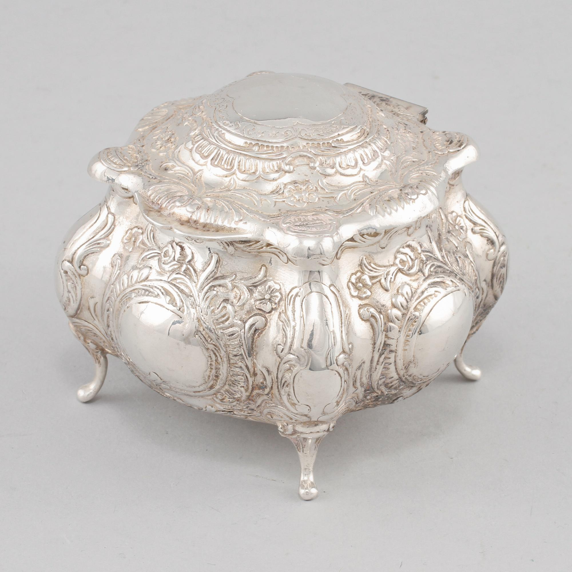 SOCKERSKRIN, silver, GEWE, 1975. Vikt ca 330 g.
