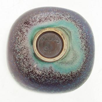 Berndt Friberg, skål, stengods, Gustavsberg studio, 1973.