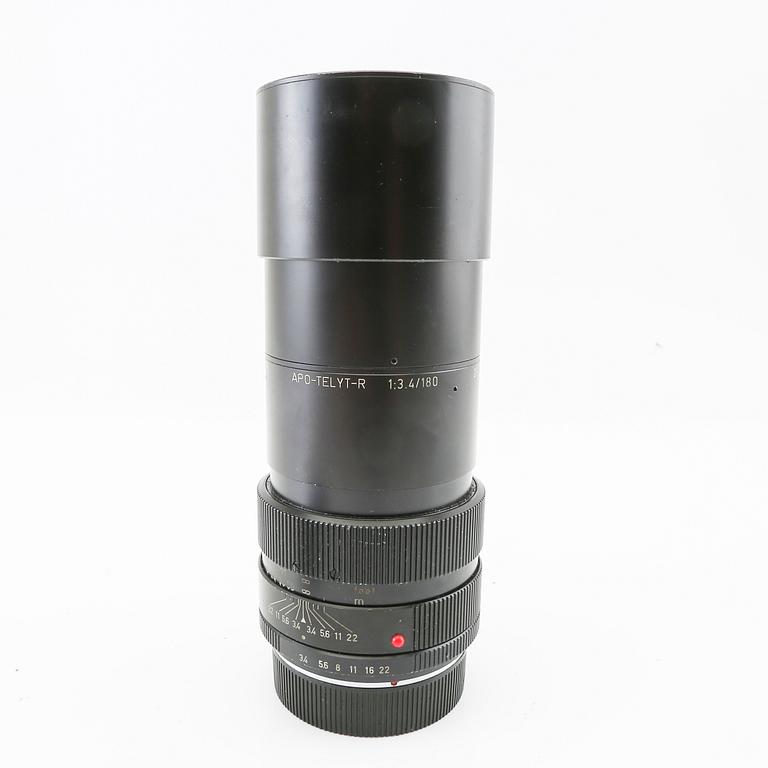 Leica camera with 4 lenses.