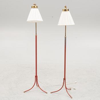 Josef Frank, a pair of model 1842 floor lamps, Firma Svenskt Tenn, sweden.