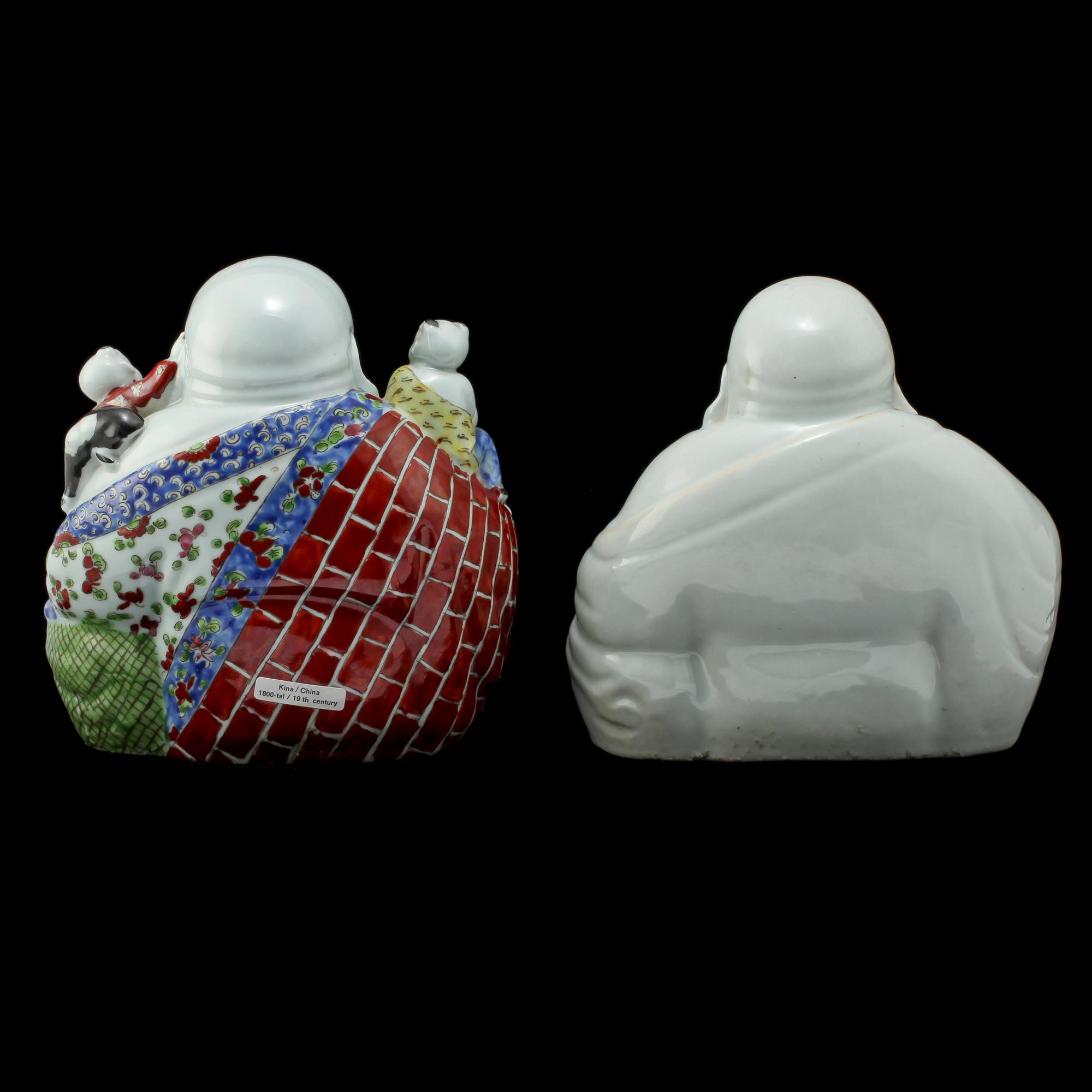 FIGURINER, 3 st, porslin, orientaliska, 1900-tal.