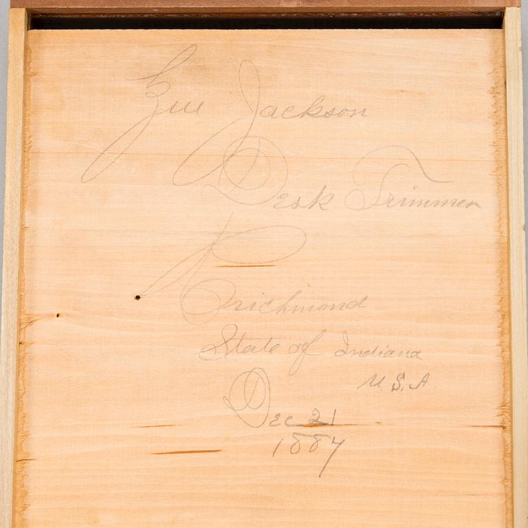 William Wooton, arkistokaappi/Wooton-kaappi, Indianapolis USA, n. 1870/80-luku.