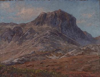 Anshelm Schultzberg, Fjällandskap (Titeln svårtydd).