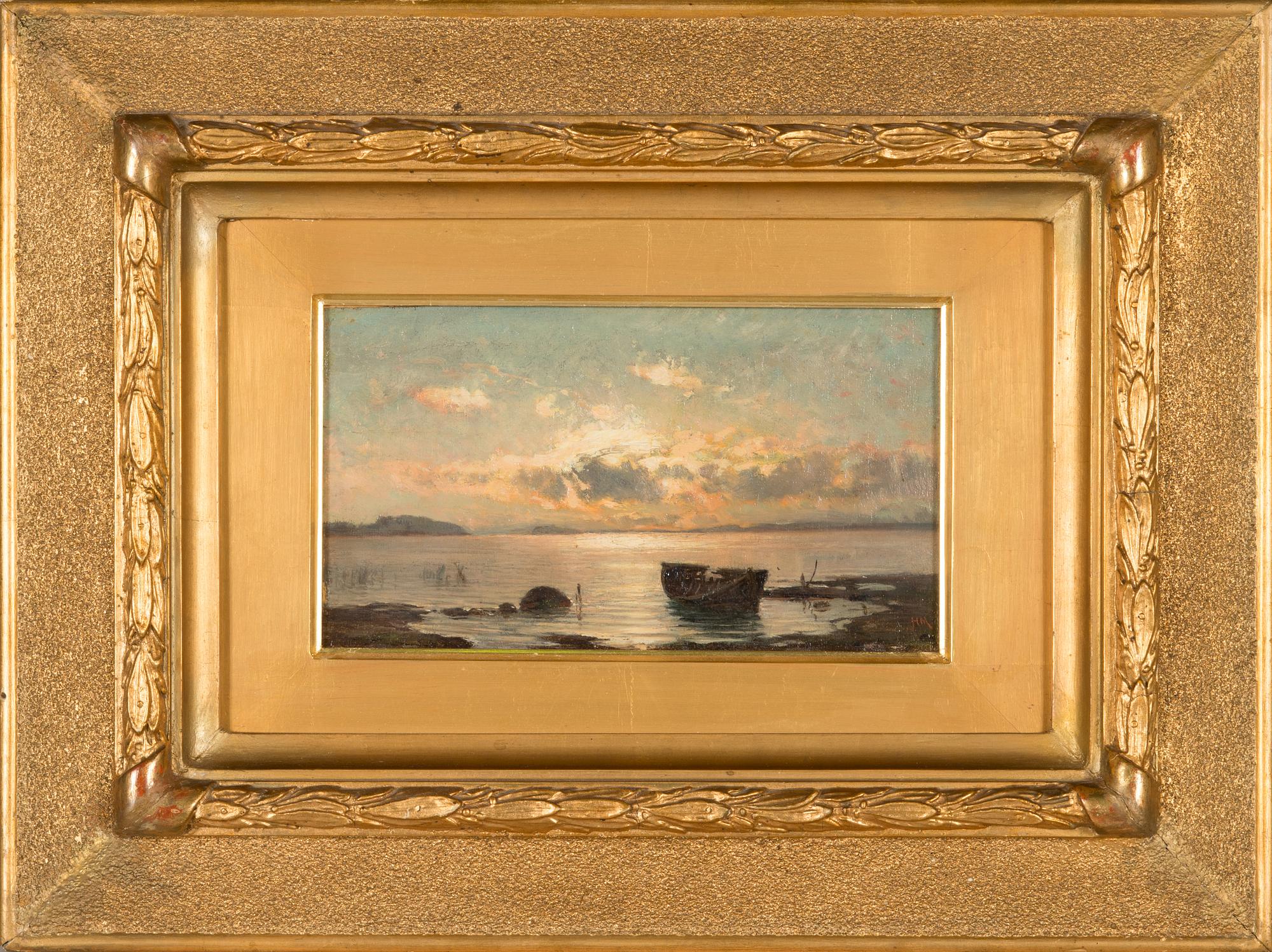 Hjalmar Munsterhjelm, Solnedgång över hav.