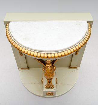 KONSOLBORD, empire, tillskriven Bylander, 1800-talets första hälft.