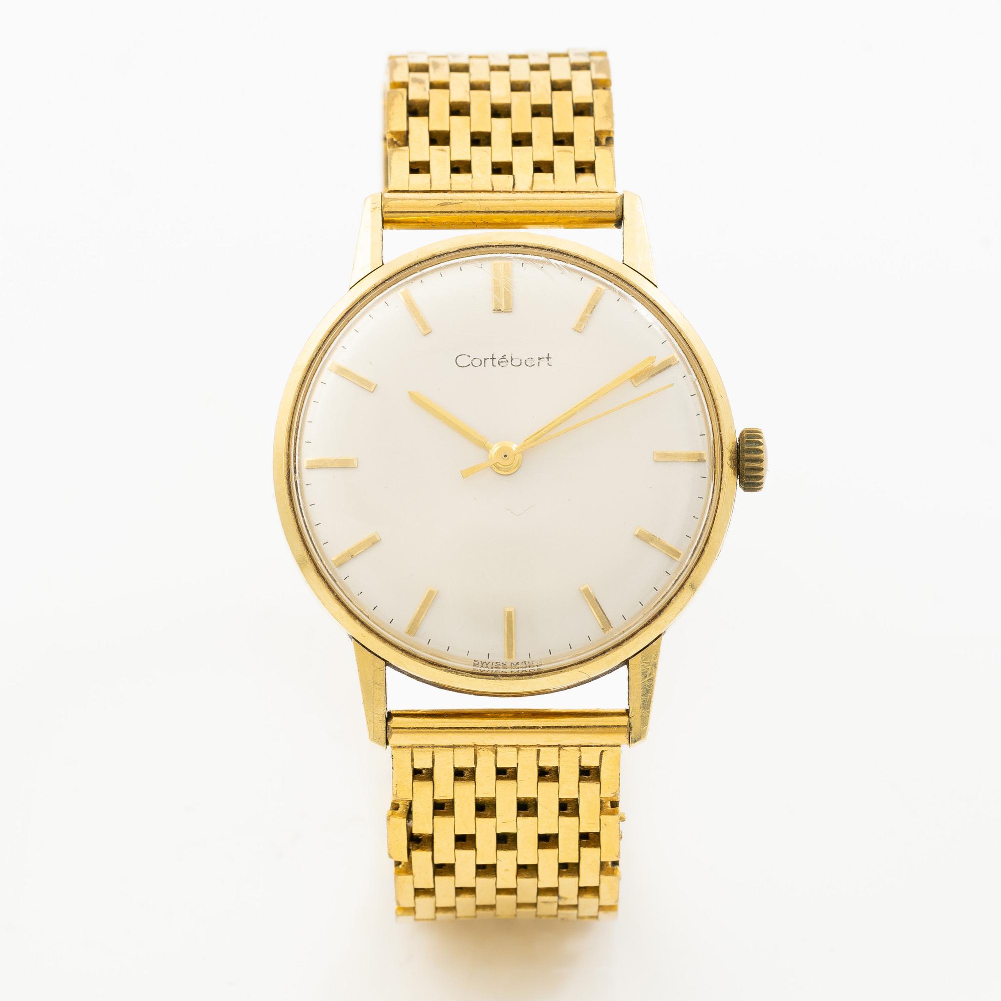 Cortébert, wristwatch, 34 mm.
