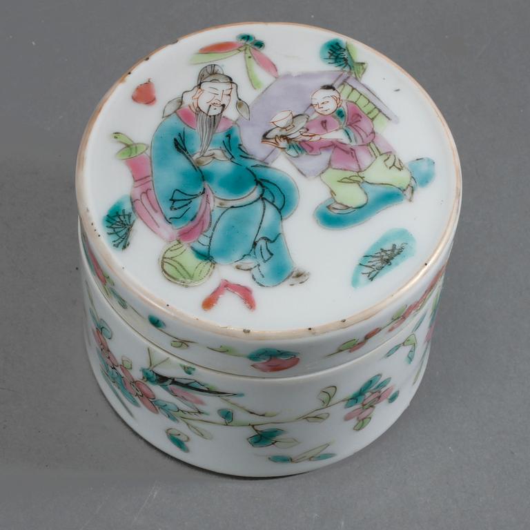 PARTI PORSLIN, 4 delar, Kina, omkring 1900.