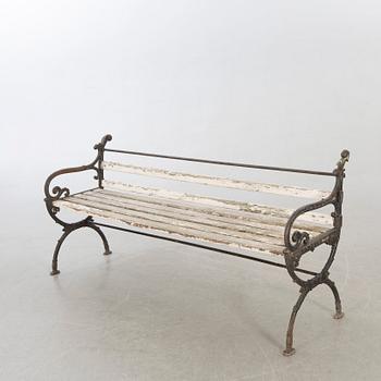 Trädgårdssoffa 1900-talets början.