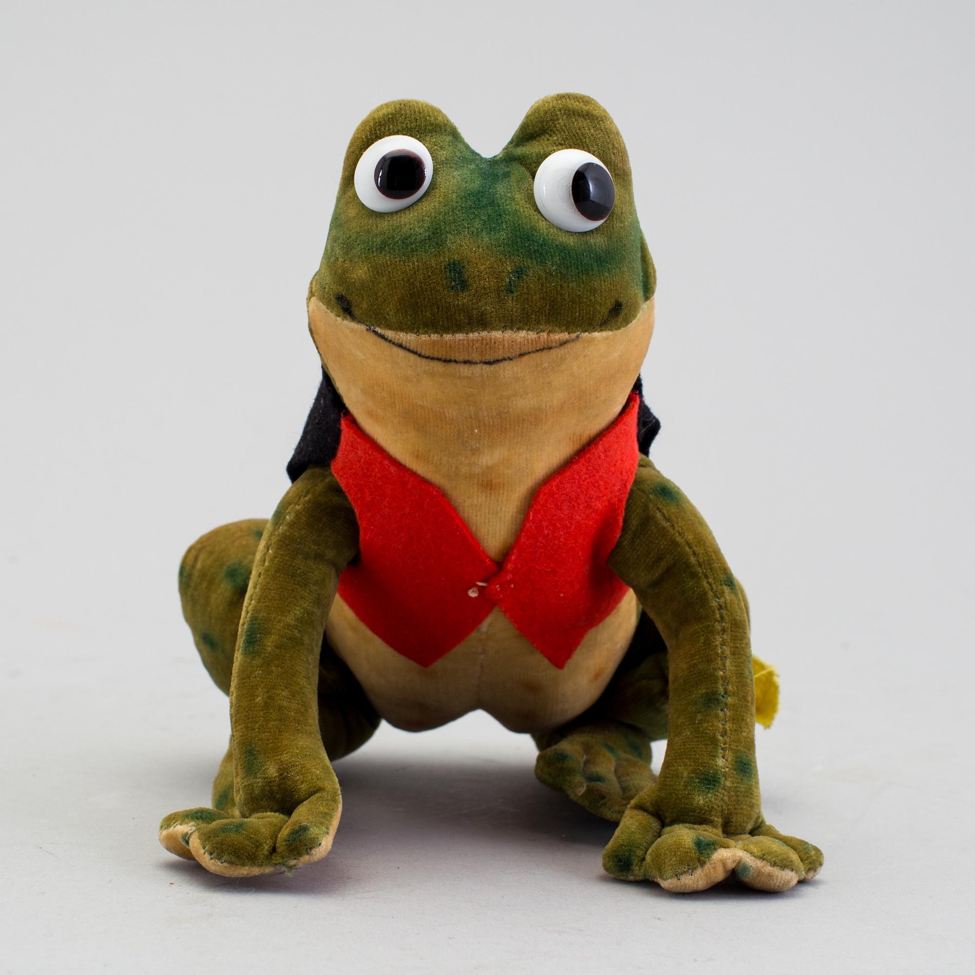 A Toy figure, "Frog Ball", Steiff, Germany, approximately in 1956.