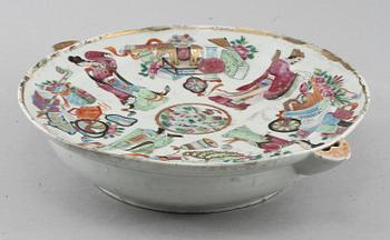 PARTI PORSLIN, 6 delar, Kanton, 1800/1900-tal.