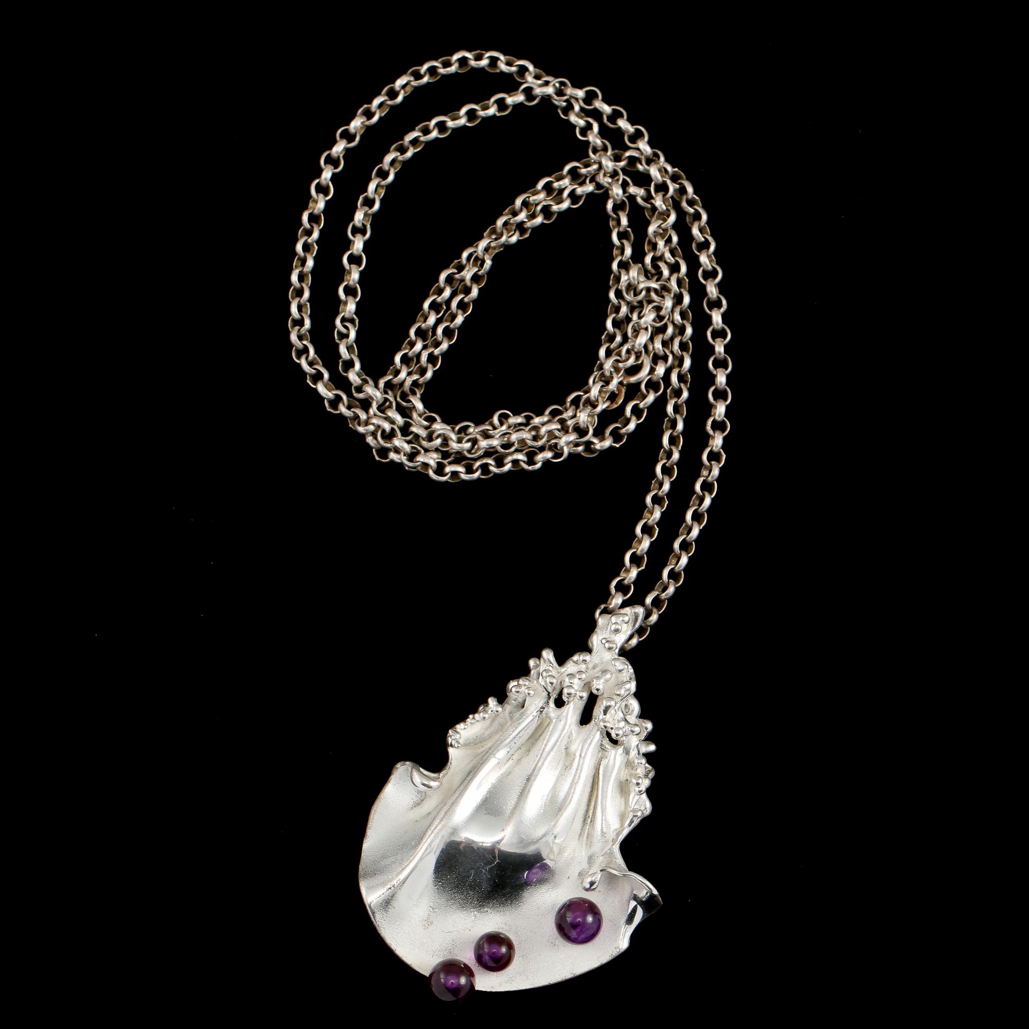 HÄNGE, sterlingsilver, stämplat GLC, 1900-talets andra hälft. Vikt 44 g.