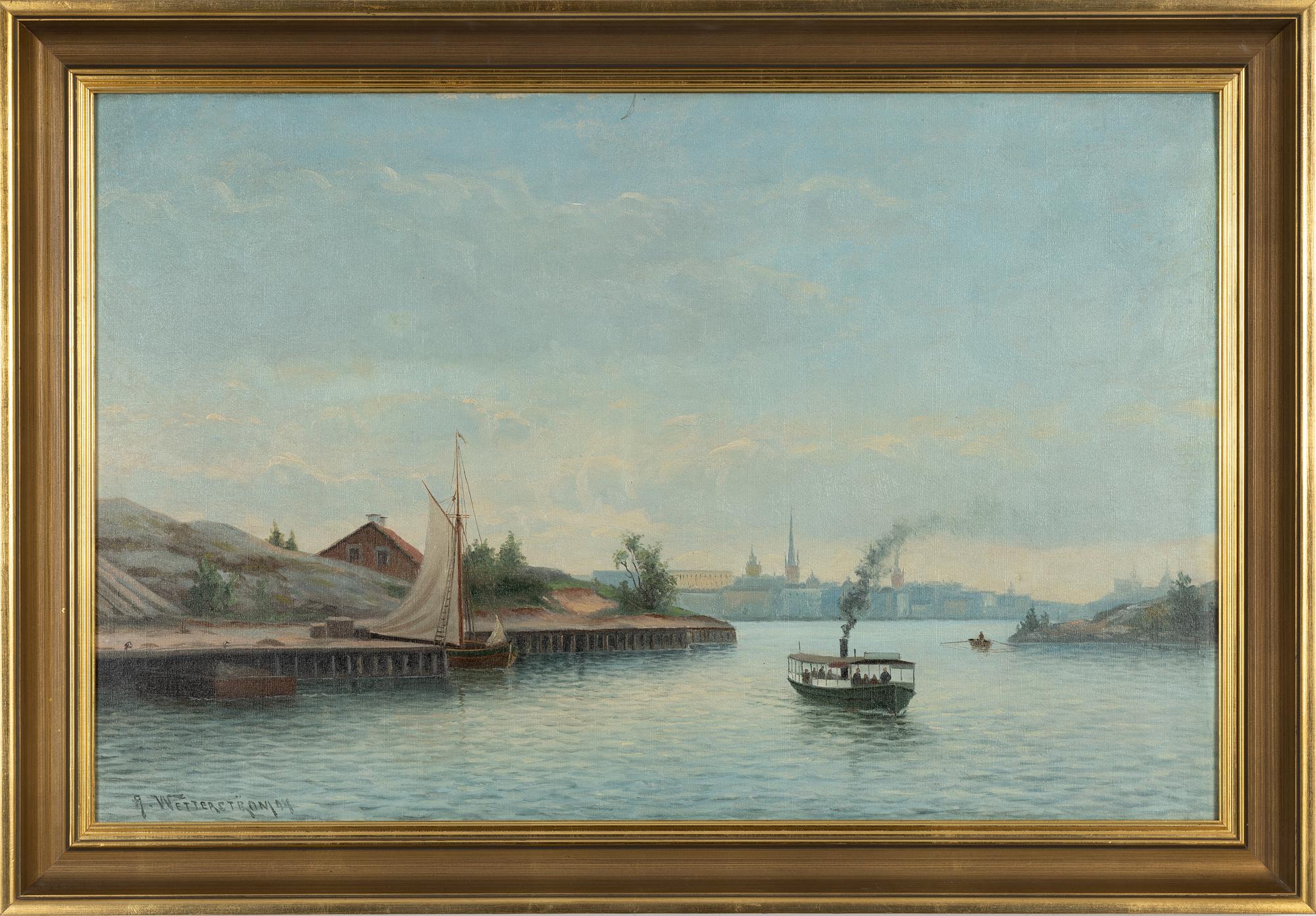 Alfred Wetterström, oil on canvas, signed and dated -94.