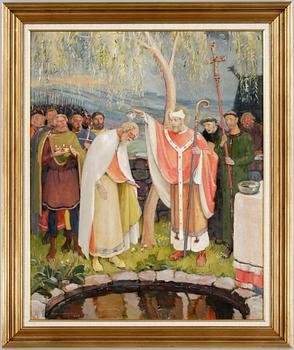Olle Hjortzberg · OLLE HJORTZBERG, olja på duk, sign o dat 1939.