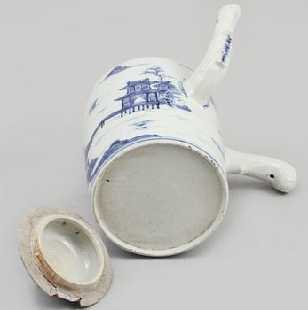 KAFFEKANNA, porslin, Kina, 1700-tal.