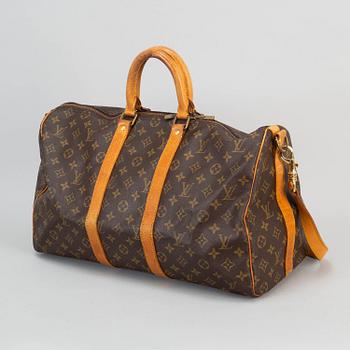 LOUIS VUITTON, 'Monogram Keepall Bandouliere 50'.