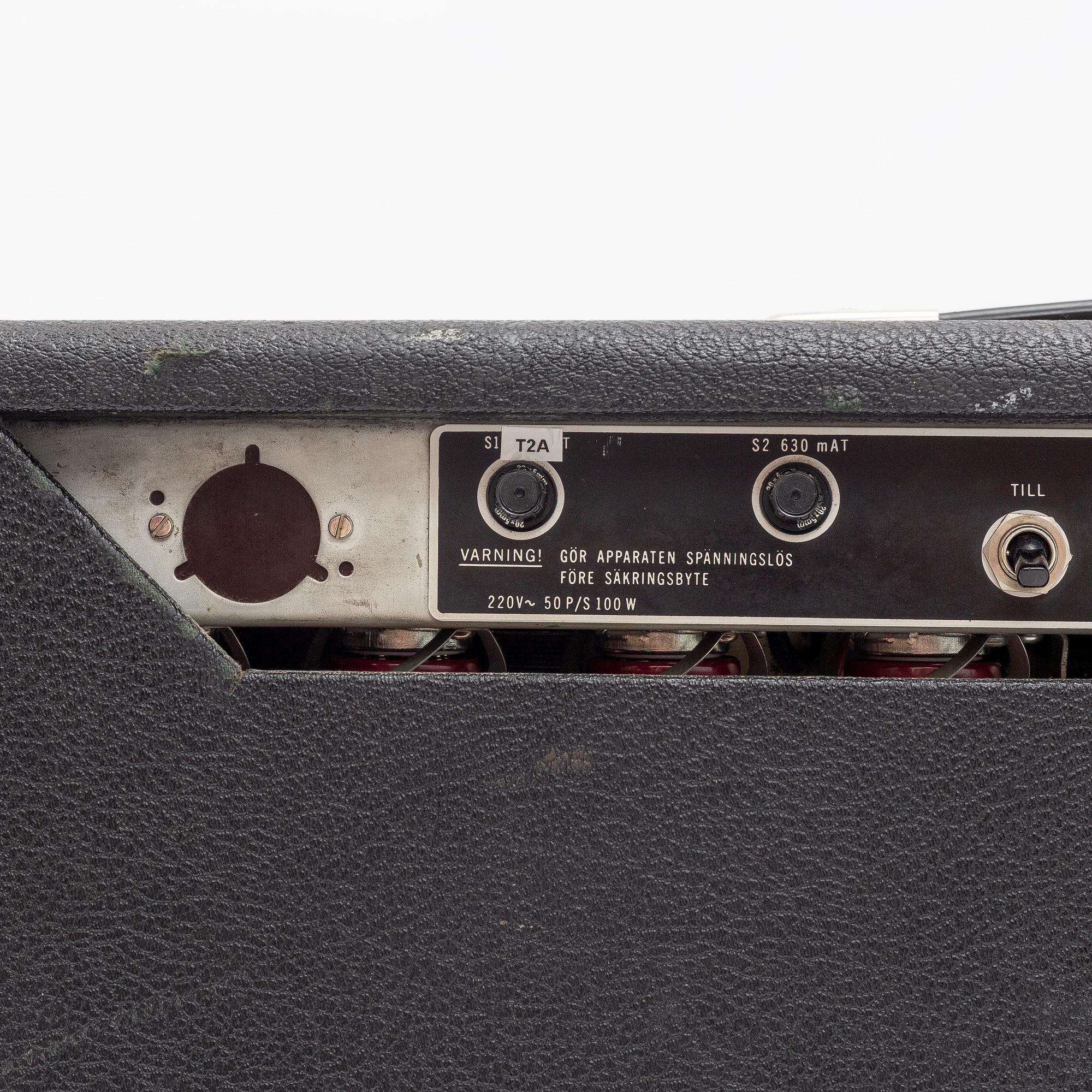 Fender, a "Quad Reverb" guitar amplifier, 1970s, USA.