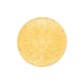 Guldmynt, Österrike-Ungern, 20 Corona, 1894.