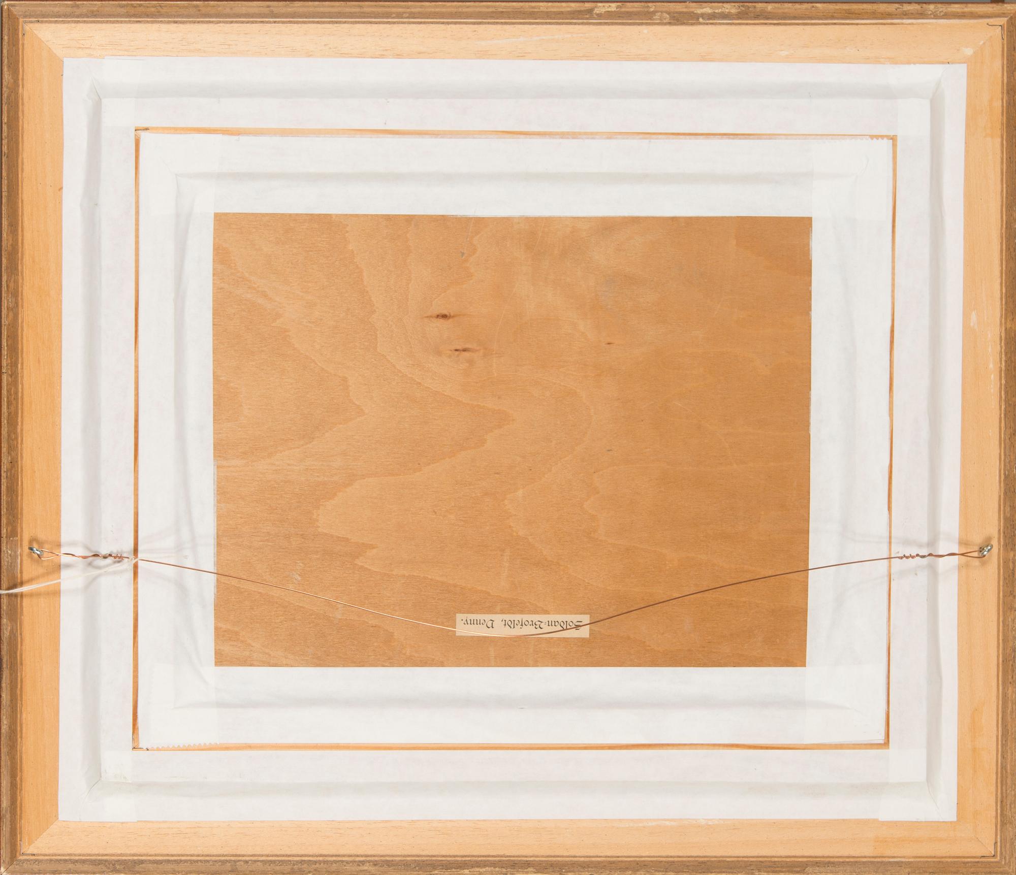 Venny Soldan-Brofeldt, akvarell, signerad.