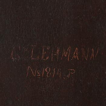 CARL PETER LEHMANN, olja på duk, signerad o daterad 1884.