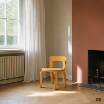 Alvar Aalto, children's chairs, 4 pcs, Artek, Finland.