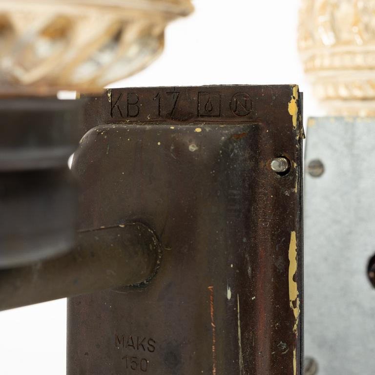 Utebelysning/Vägglampor, ett par, Norge, 1970-tal.