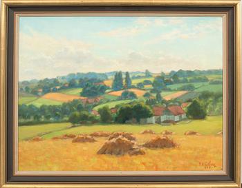 Fritz Kärfve, oil on canvas signed and dated 53.