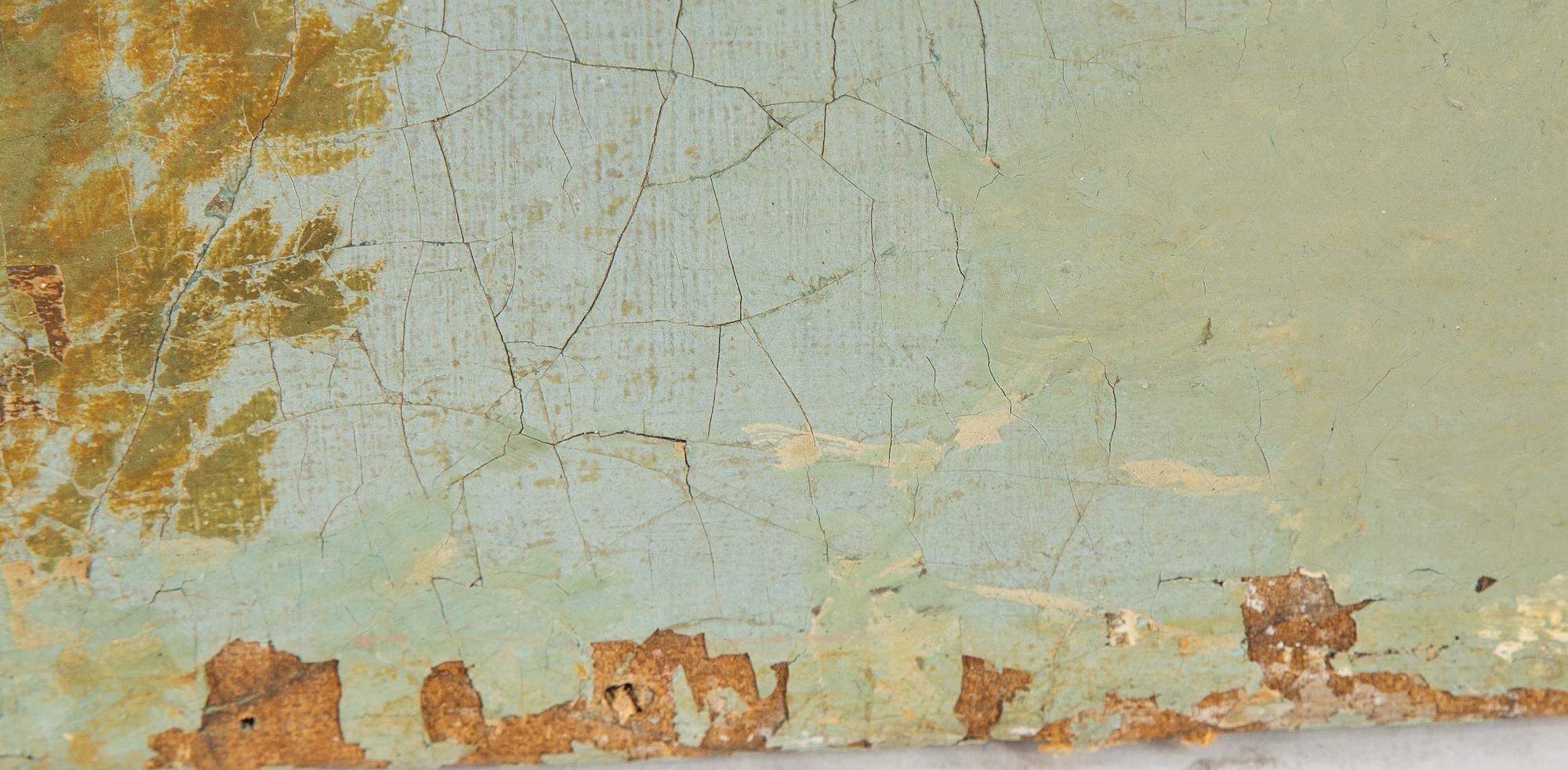 Wall painting, 5, early 19th Century, oil on canvas/panel.