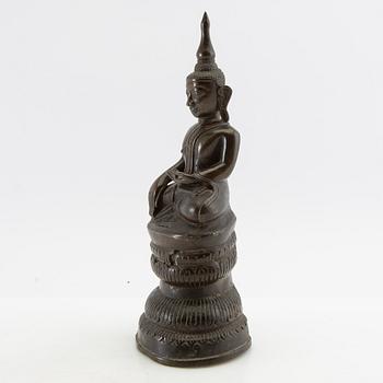 Buddha, bronze. Burma, probably 20th century.