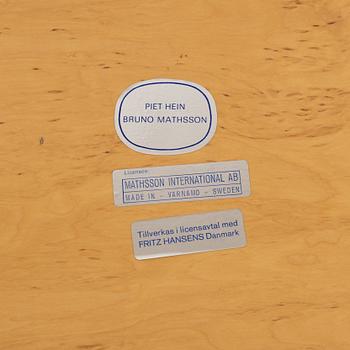 Bruno Mathsson & Piet Hein, a 'Superellips' table, Mathsson International, Sweden, second half of the 20th century.