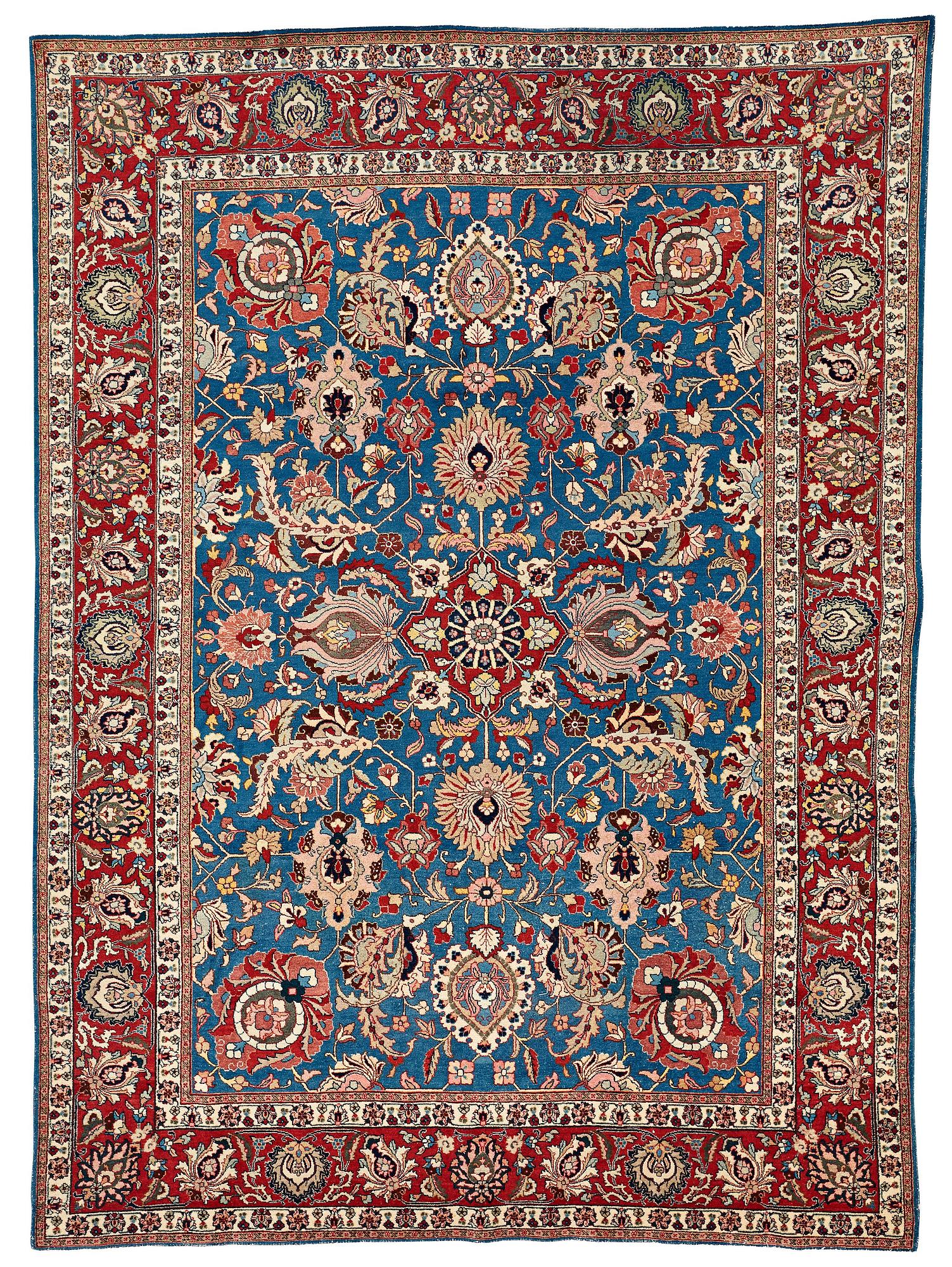MATTO, a semi-antique Tabriz, ca 359,5 x  259 cm.