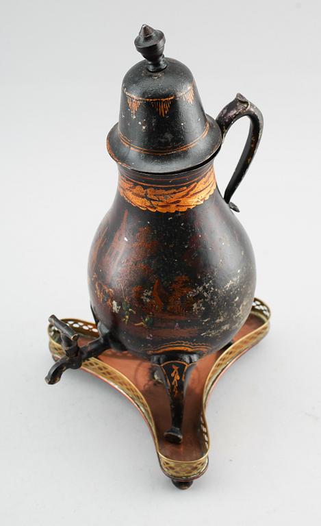 TEKÖK, målad plåt, 1700-tal.