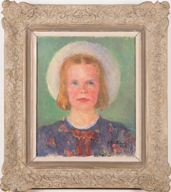 Ester Helenius, Flicka med hatt.