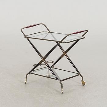 Midcentury 1950's Bar Cart, Drinks Trolley, attributed to Cesare Lacca Italy.