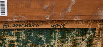 Carl Fredrik Reuterswärd, olja på duk, signerad och daterad 1961-62 a tergo.