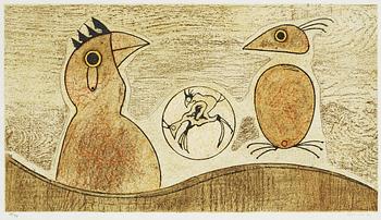 160. Max Ernst, "Oiseaux souterraines".