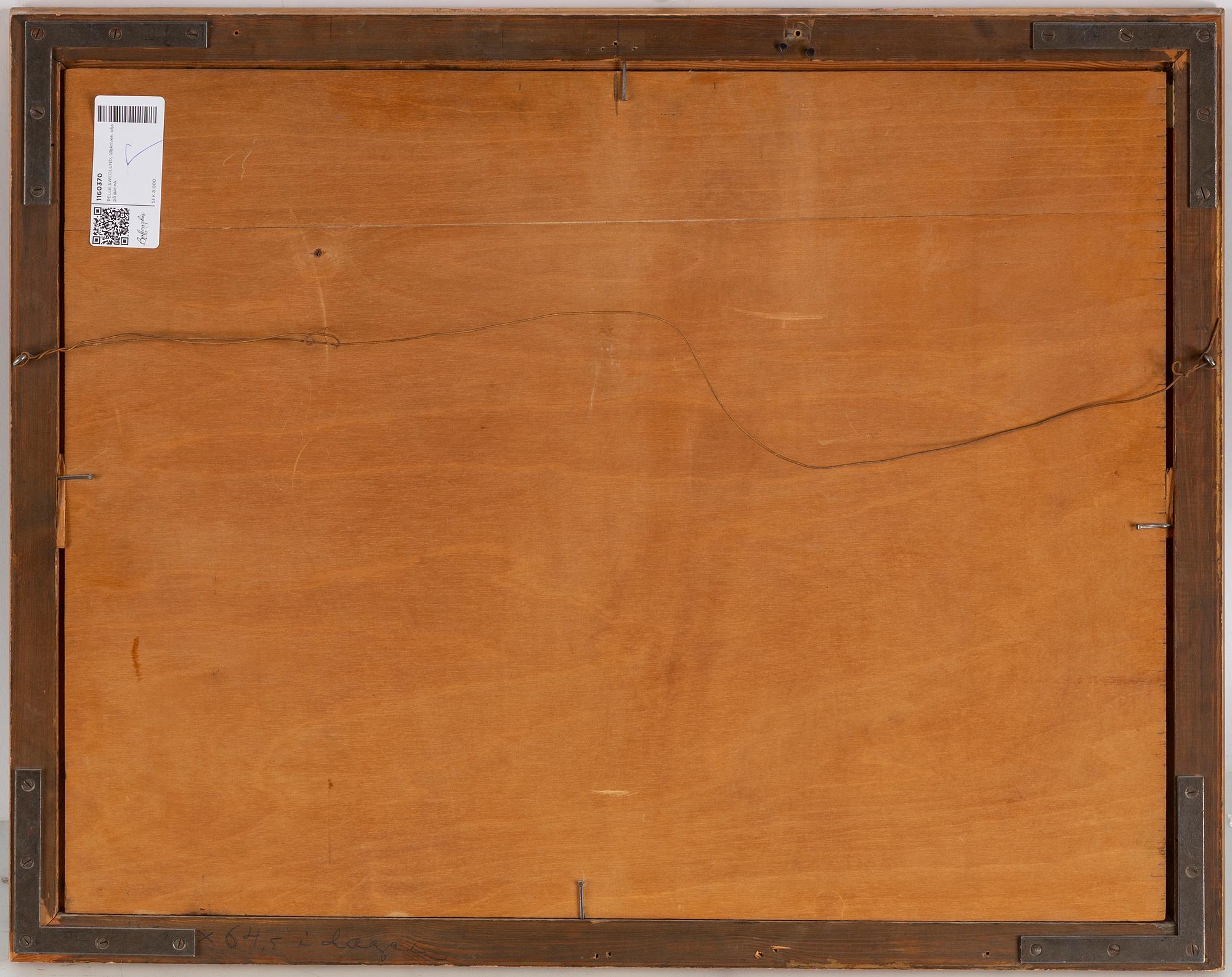 PELLE SWEDLUND, attributed to, oil on panel.