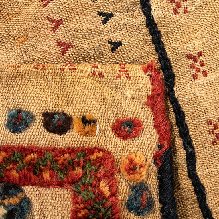 Saddle bag Kashgai antique approx. 90x49 cm.