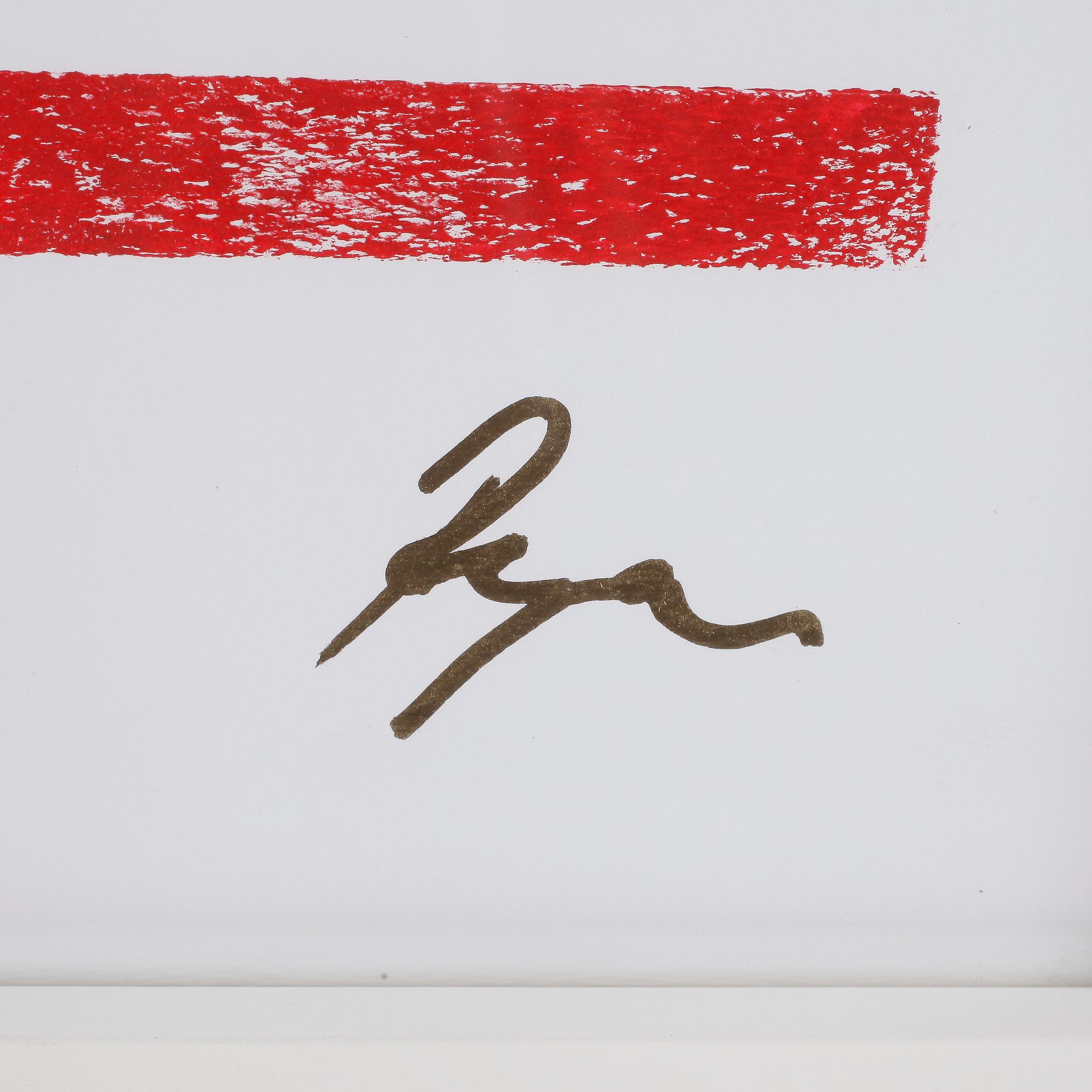 RICHARD RYAN, monoprint, signerad.