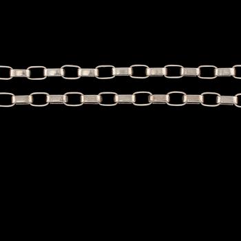 HALSKEDJA, sterlingsilver, Sven Högberg, Göteborg, 1978. Vikt 137,2 g.