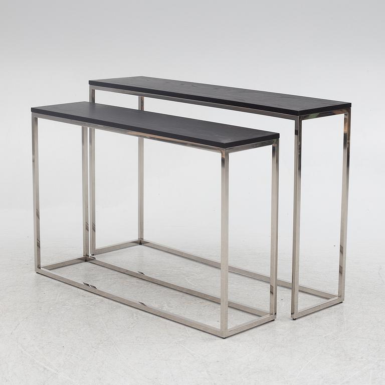 A est of two side tables, Rivièra Maison, contemporary.
